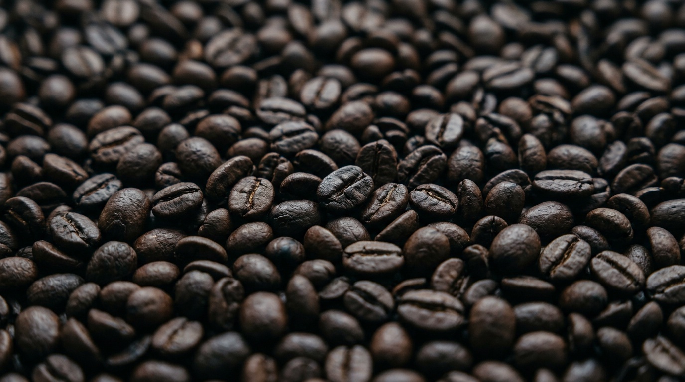 Dark coffee texture background